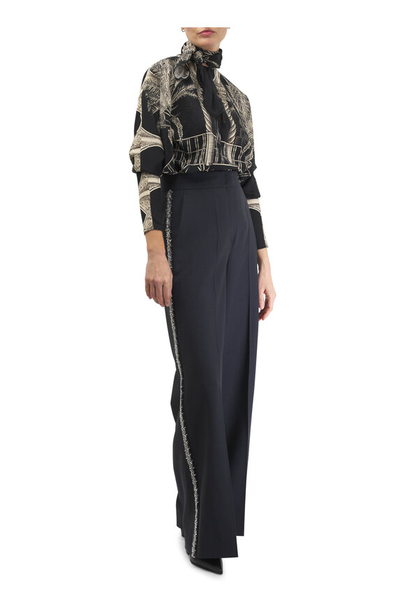 Odeeh - Slate Saville Row Structured Tailored Pant