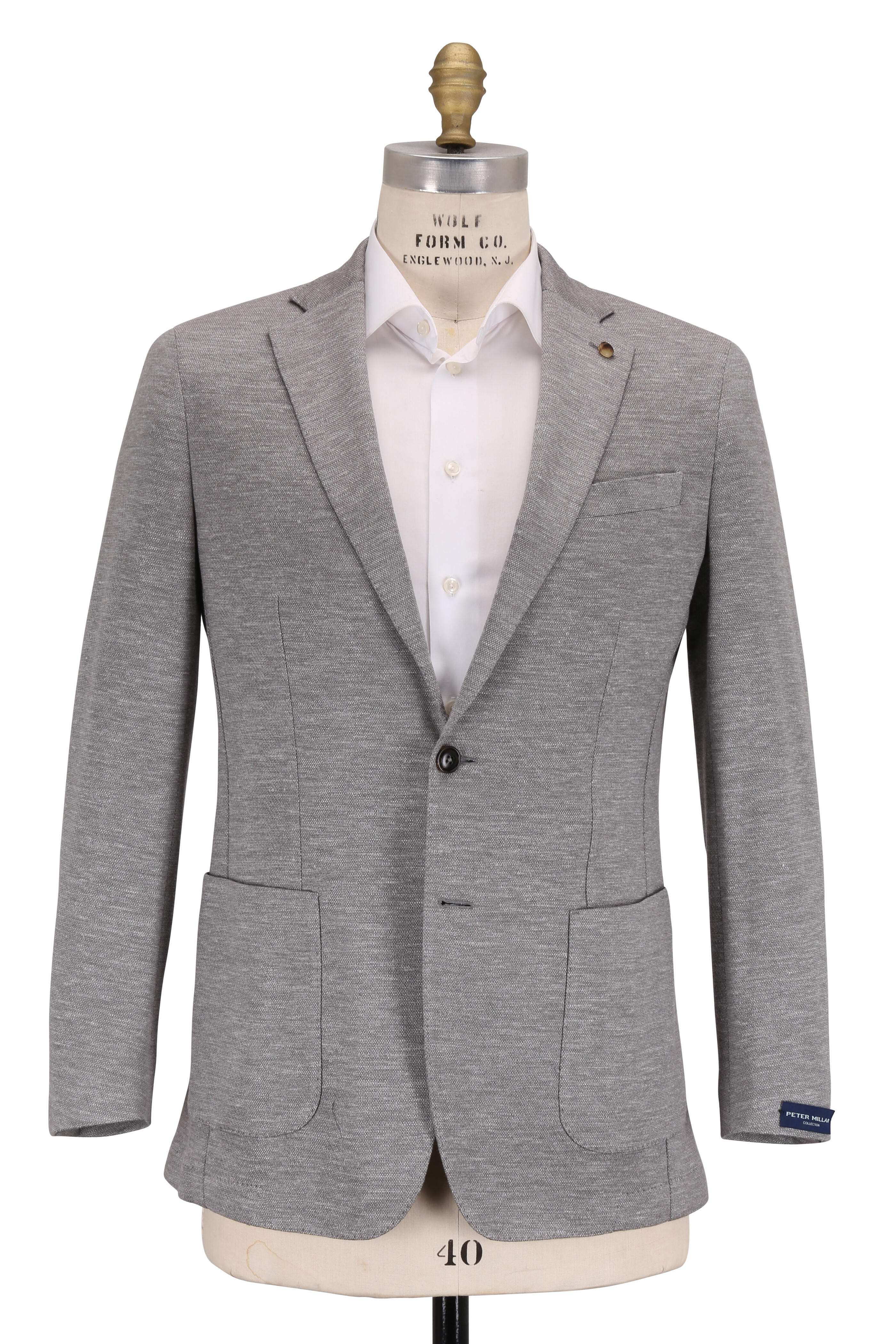 Peter Millar - La Jolla Argento Gray Jersey Soft Jacket