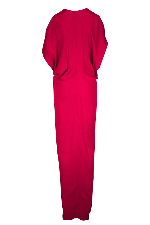 Zero + Maria Cornejo - Miu Long Rouge Eco Drape Dress