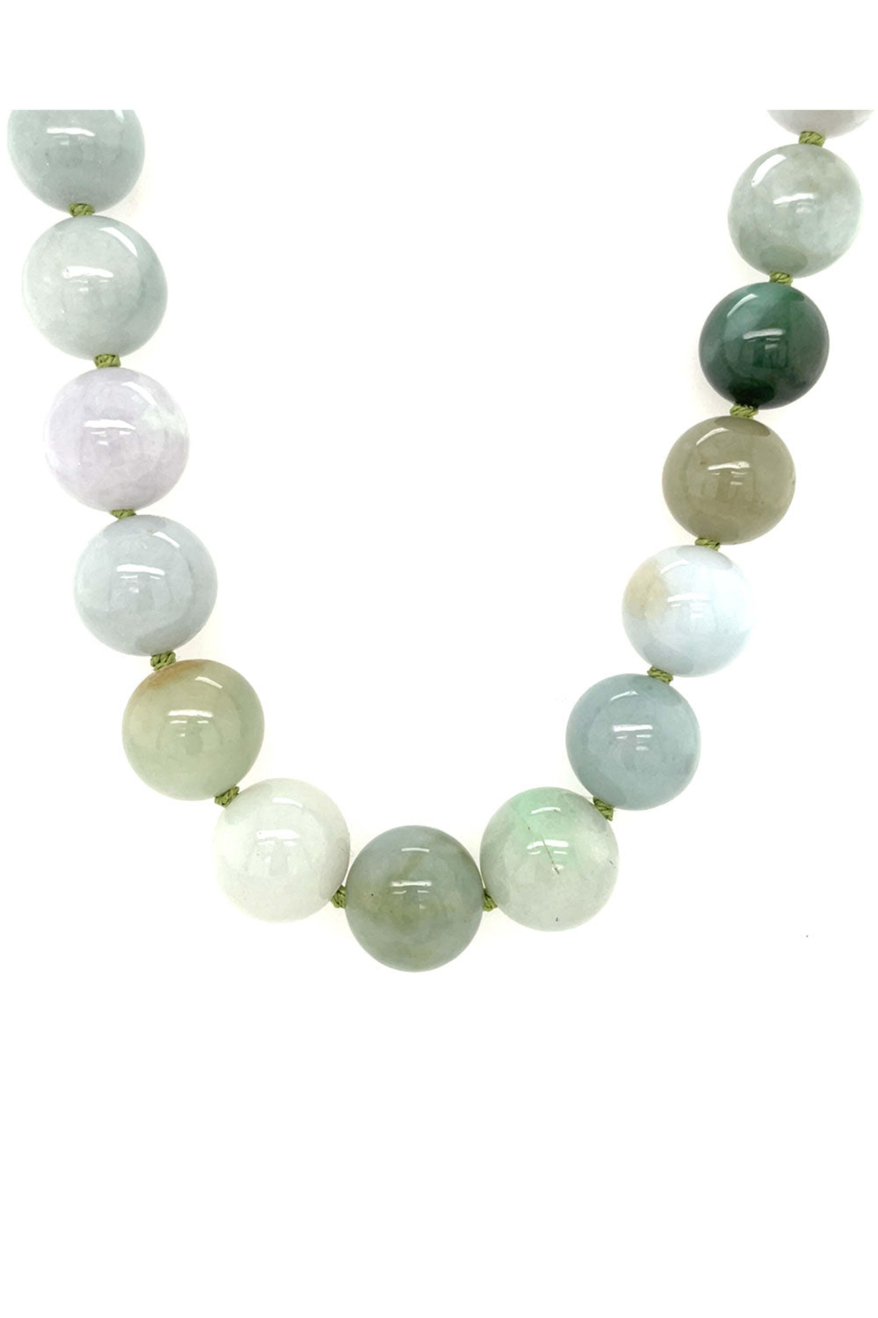 Ellen Hoffman - Multicolored Jade Necklace