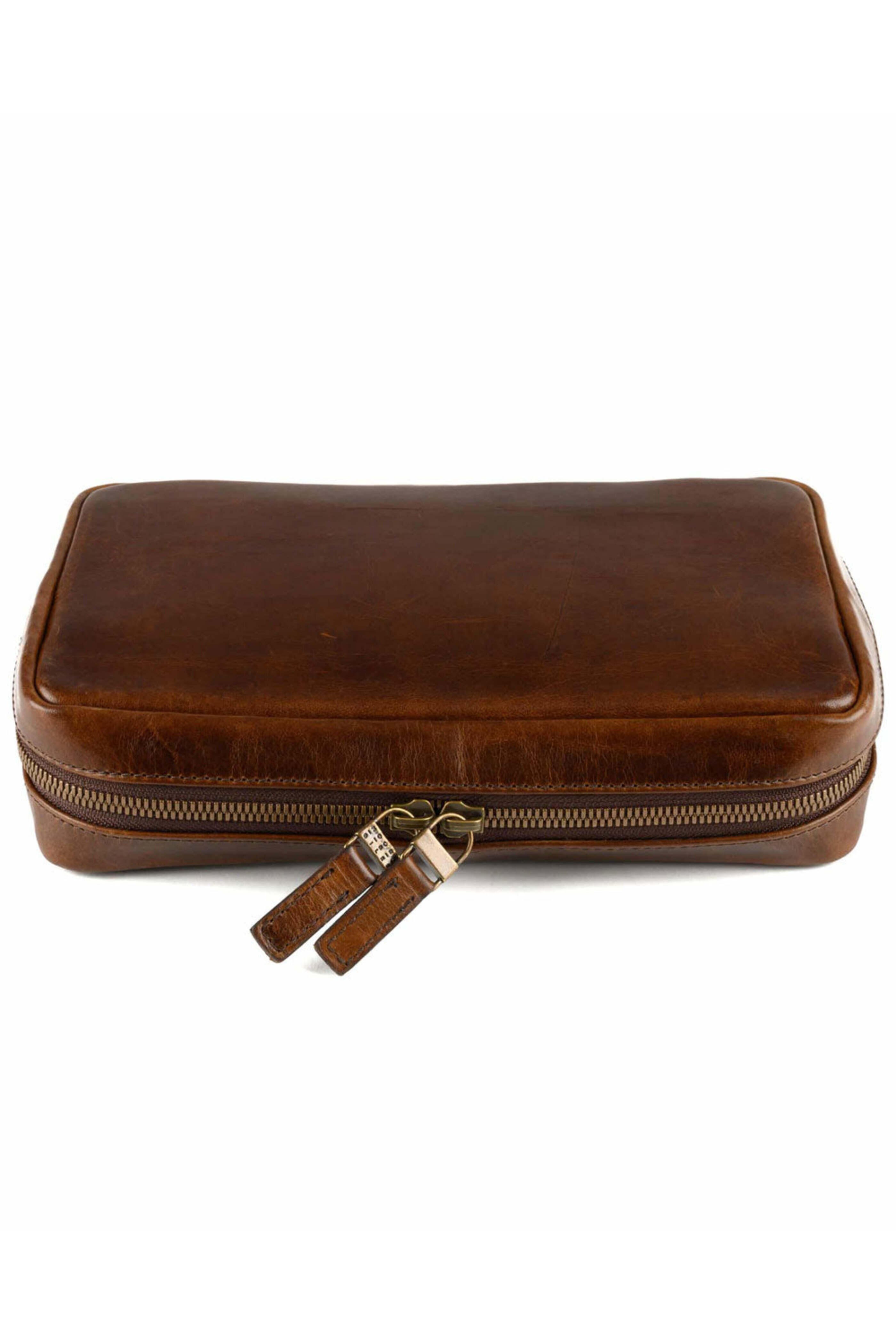 Moore & Giles - Kent Travel Kit in Brompton Brown