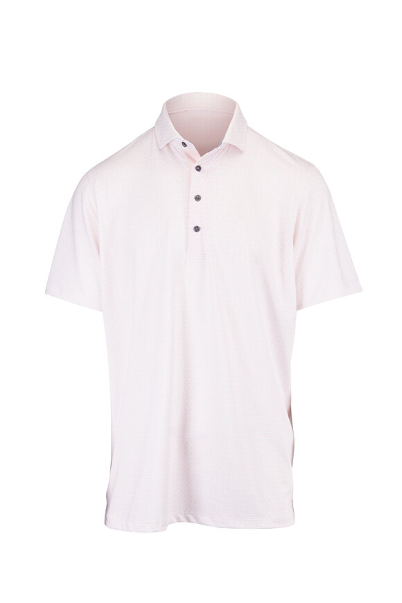 Greyson Pink Sky Ghost Thistle Polo - view 1