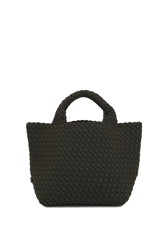 Naghedi St. Barths Olive Woven Mini Tote 