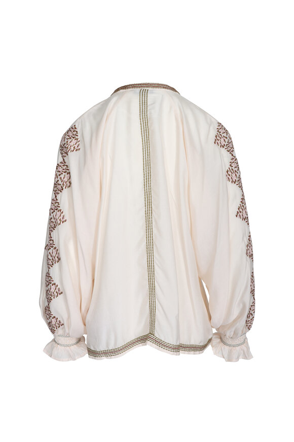 Maria Cher Lombard Hale Ecru Blouse - view 2