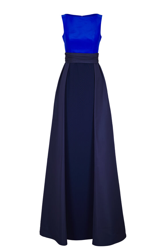 Carolina Herrera Midnight Multi Column Gown