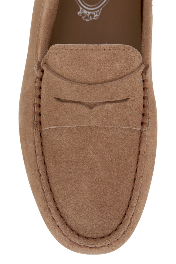 Tod's - Gommini Tobacco Suede Penny Driver