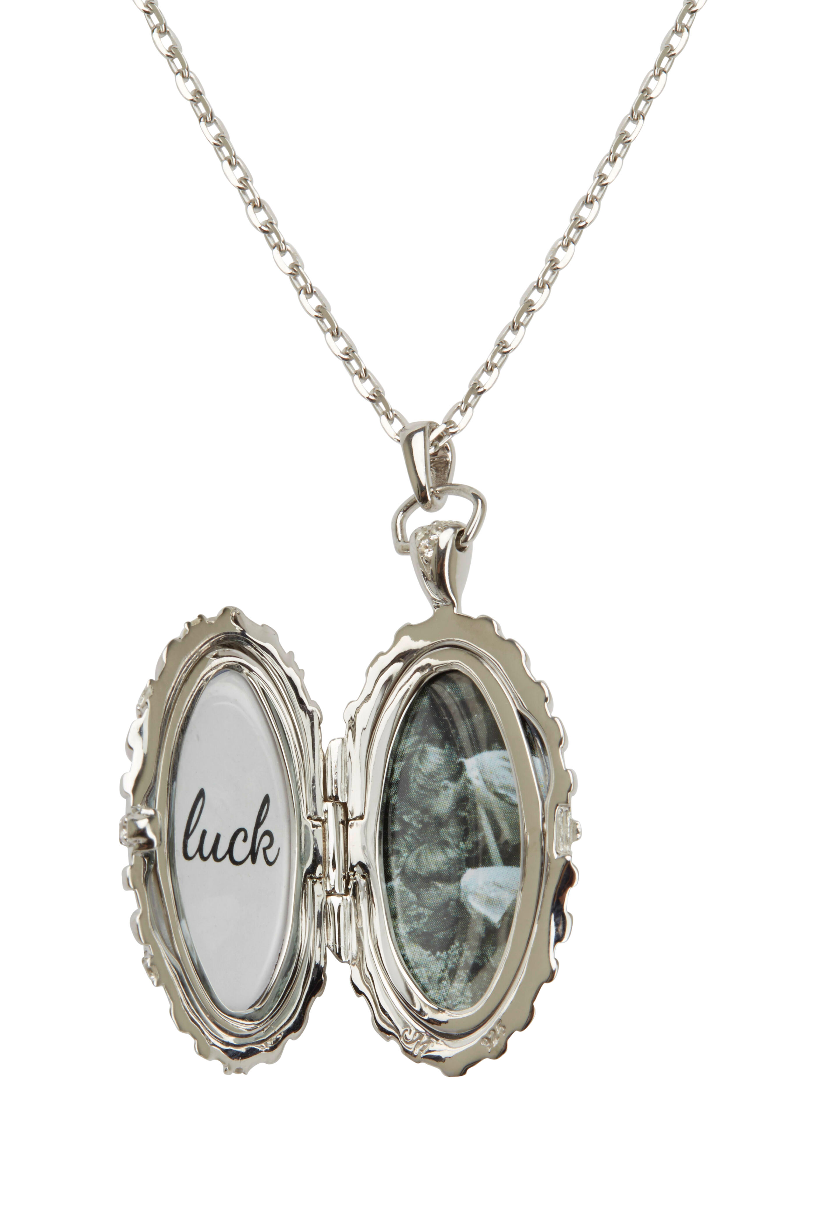 Monica Rich Kosann - Sterling Silver Sunburst Locket Necklace