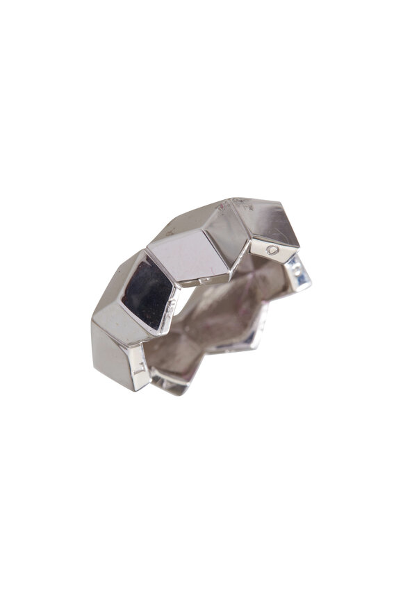 Paolo Costagli 18K White Gold Brillante Stack Ring