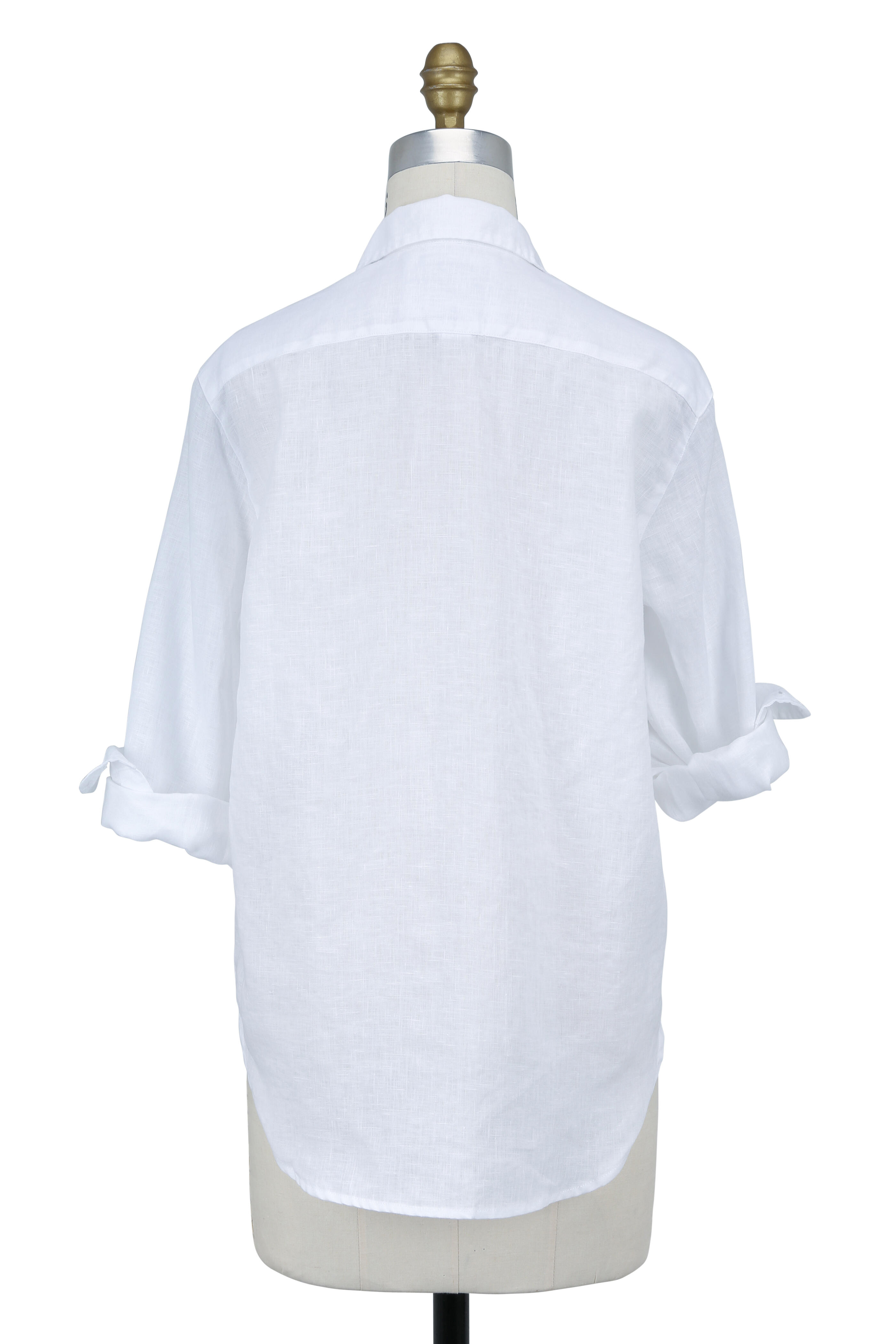 Frank & Eileen - Eileen White Linen Button Down | Mitchell