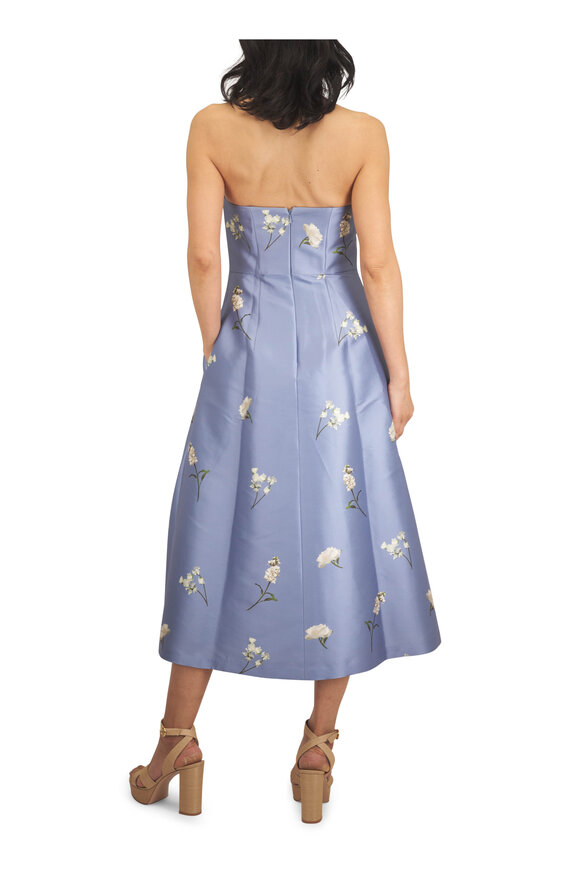 Sachin Babi Shay Twilight Roses Strapless Dress - view 4