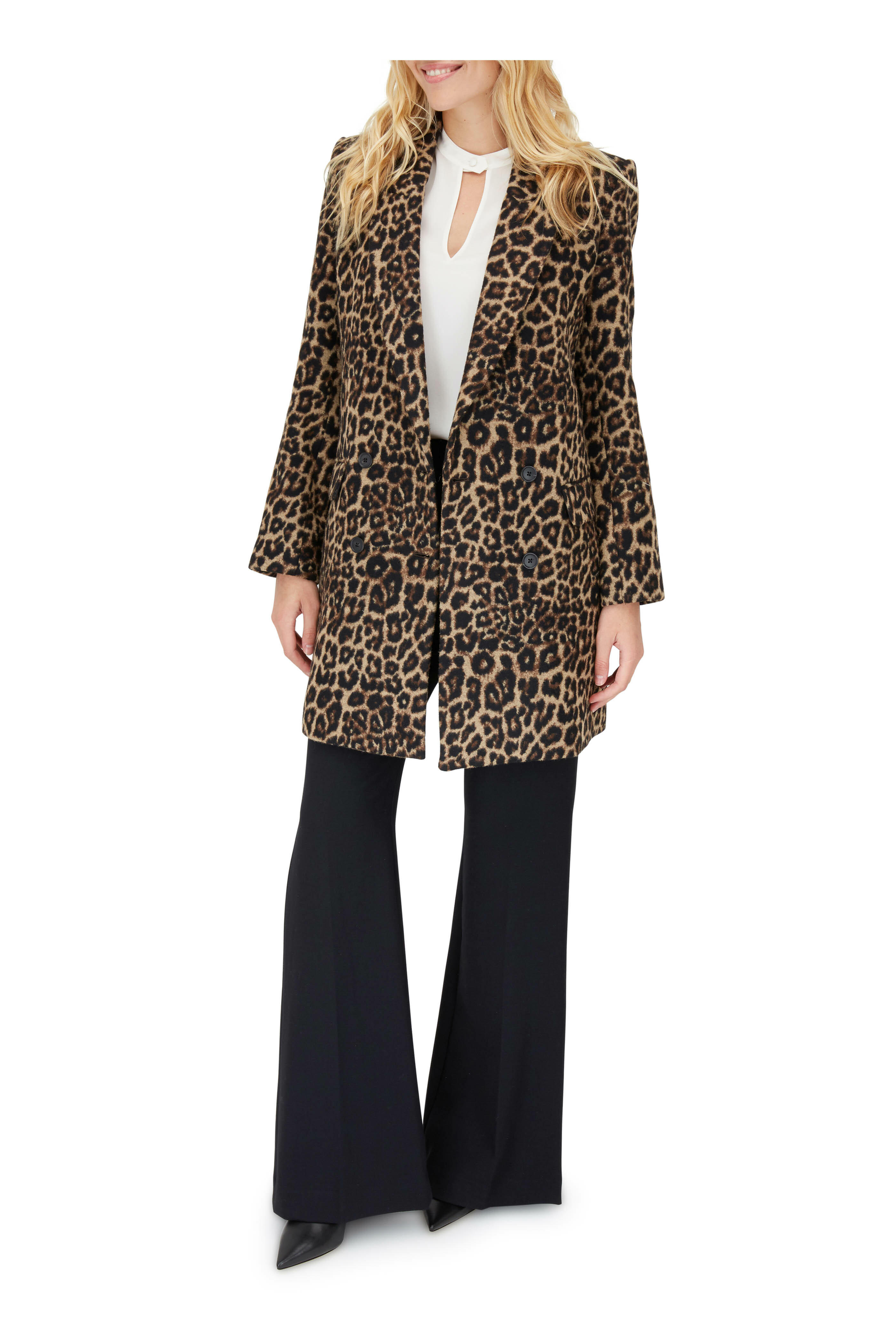 Veronica Beard - Lebone Black Wide Leg Pant