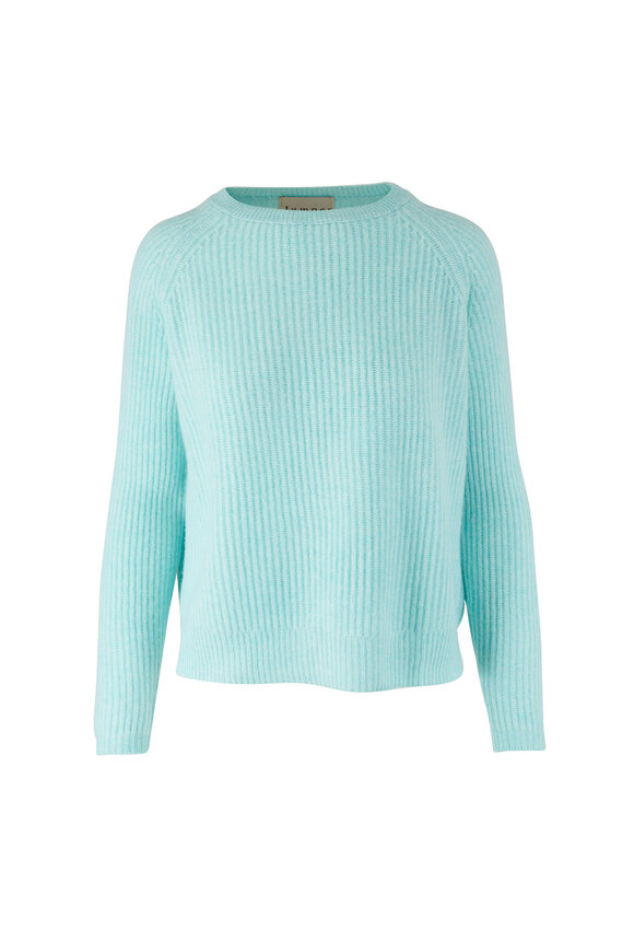 Jumper 1234 - Spearmint Ribbed Cashmere Sweater