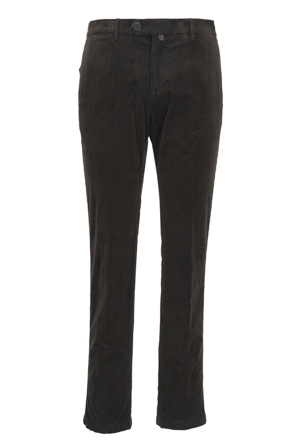 Kiton Brown Corduroy Pant 