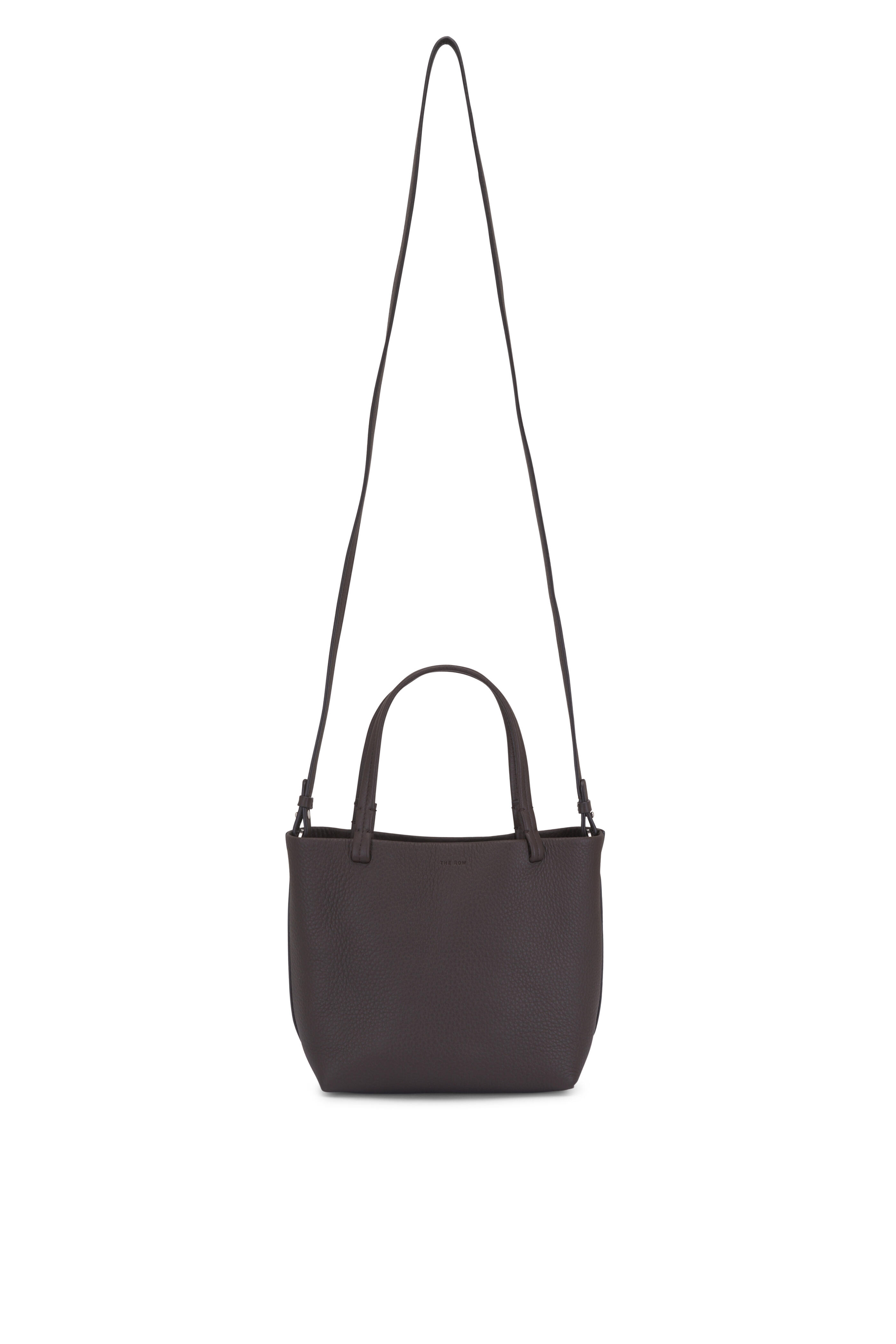 The Row - Small Park Deep Brown Ans Leather Tote