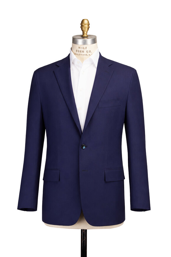 Kiton Navy Blue Wool Sportcoat - view 2