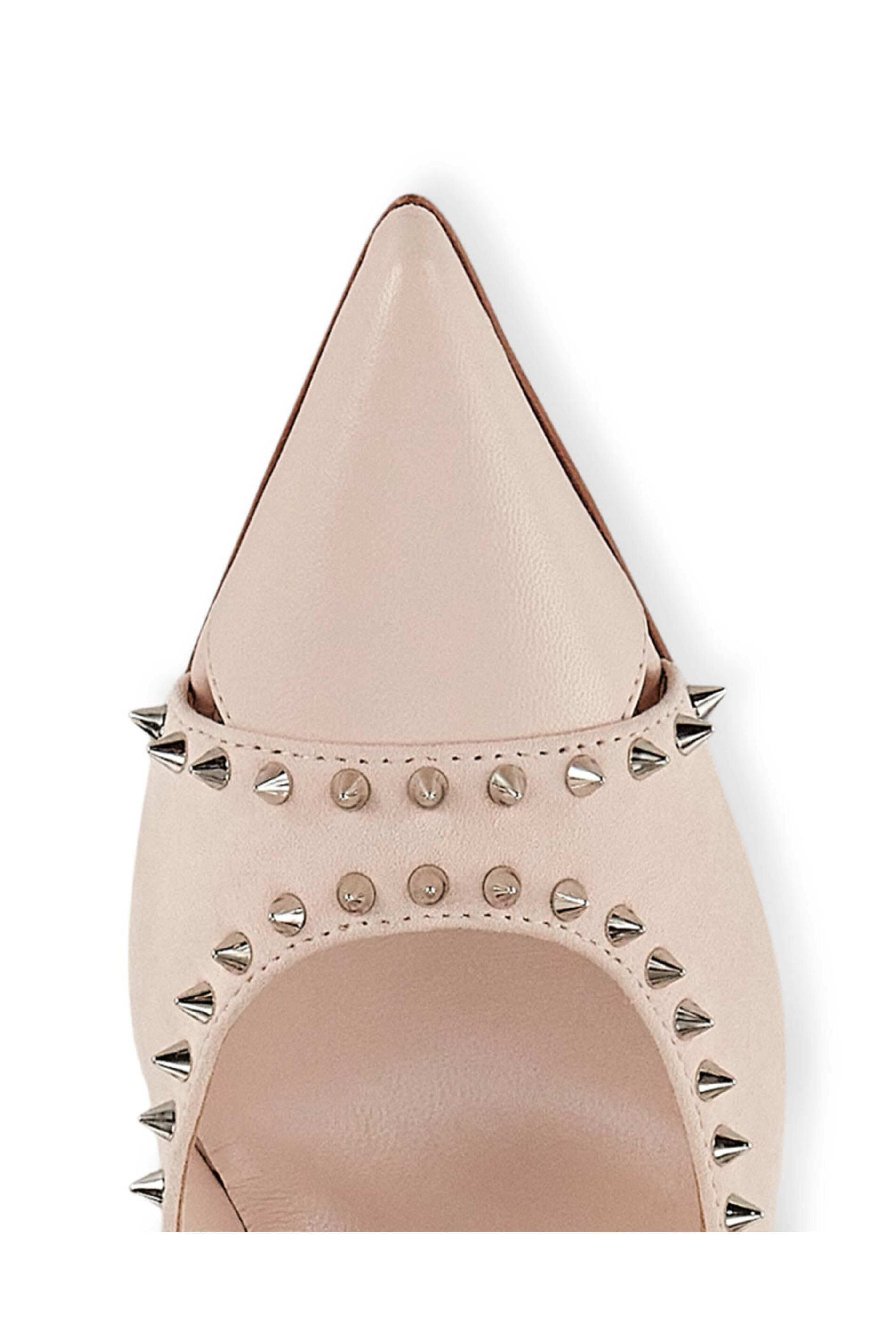 Christian Louboutin - Duvette Spikes 85mm in Leche