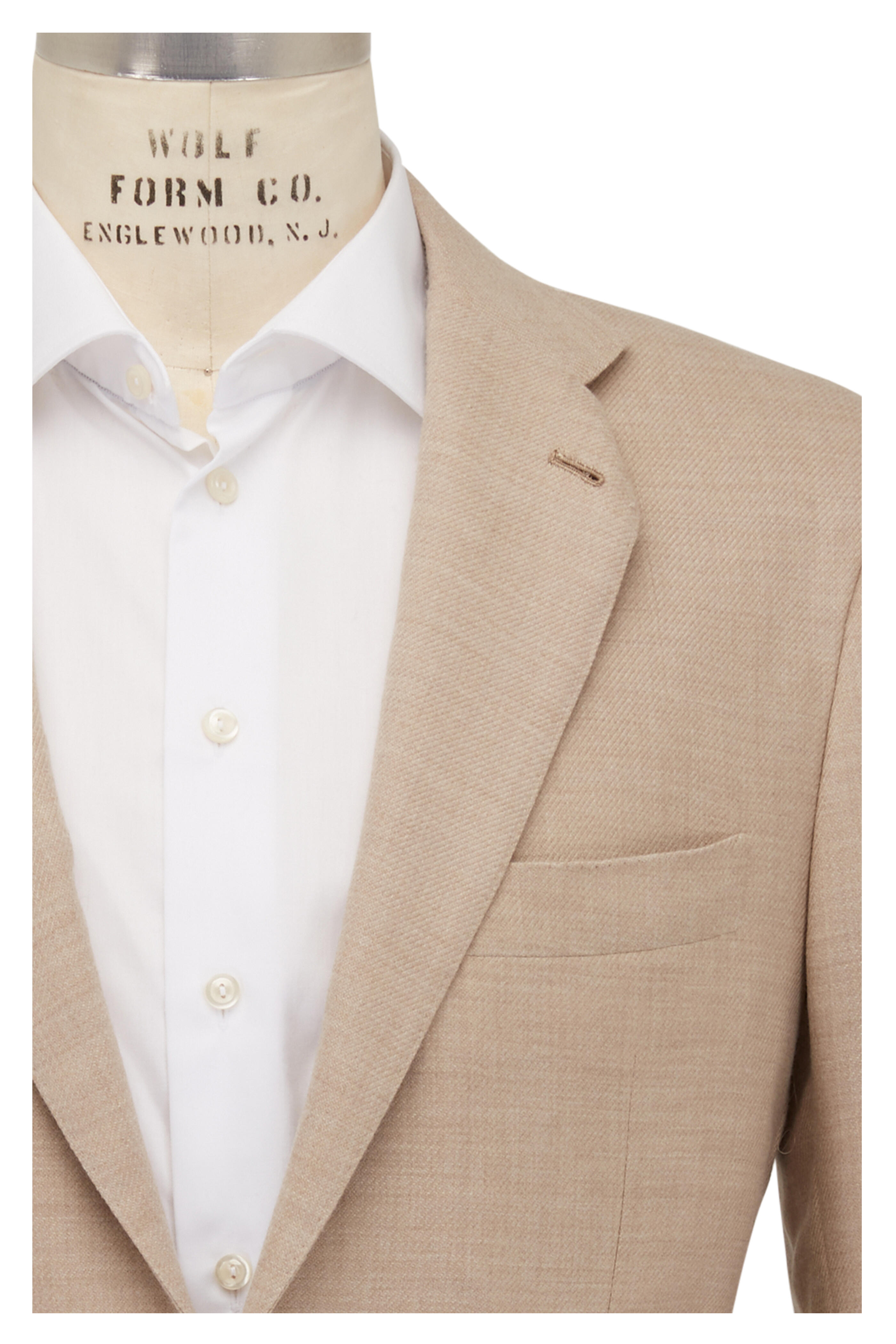 Kiton - Camel Cashmere Stretch Sportcoat