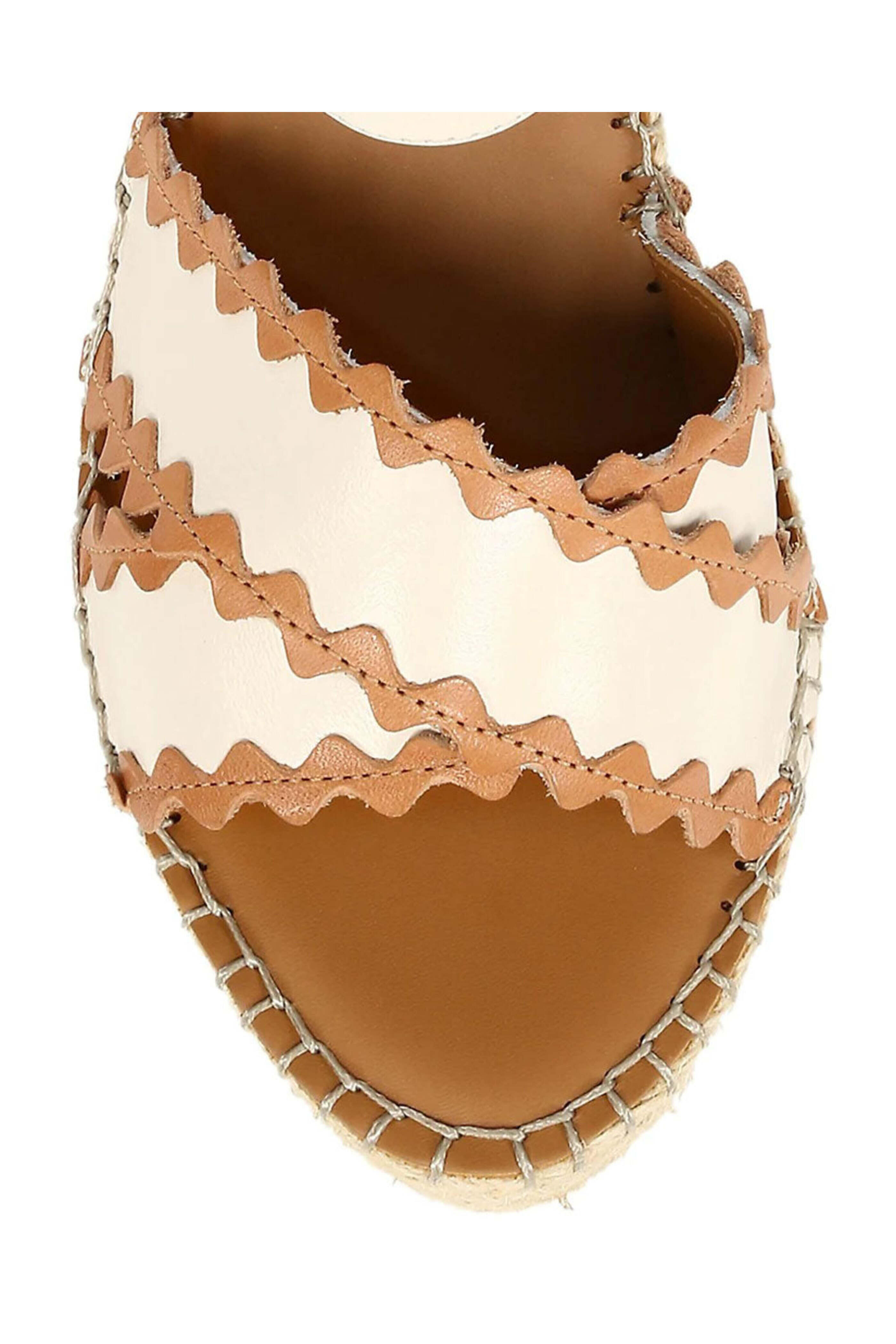 See by Chloé - Glyn Espadrille Platform Wedge Sandal in Cream