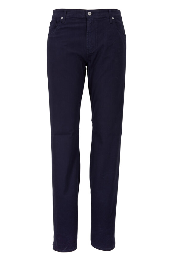 AG - The Protégé Navy Blue Stretch Sateen Jeans