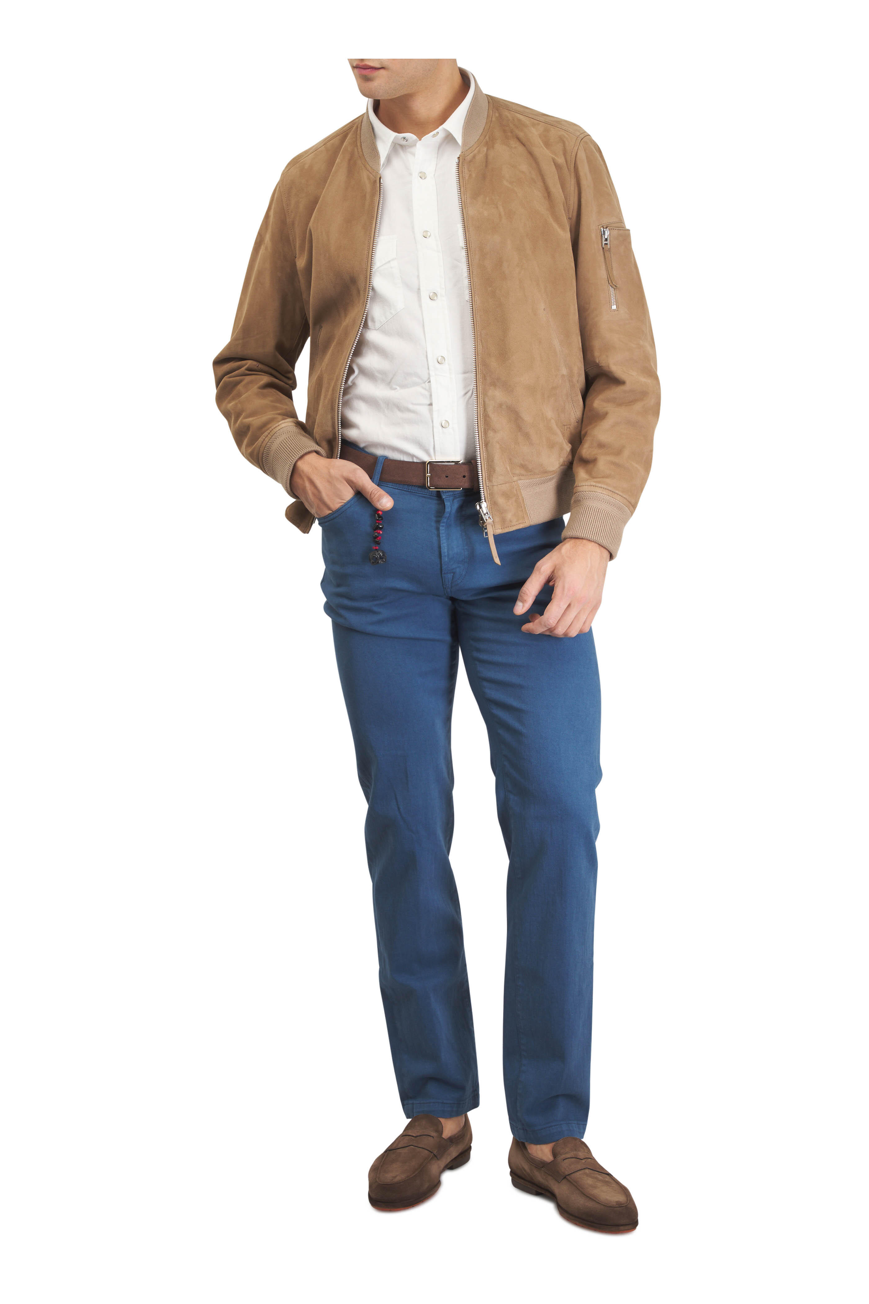 Tom Ford - Military Light Brown Suede Bomber