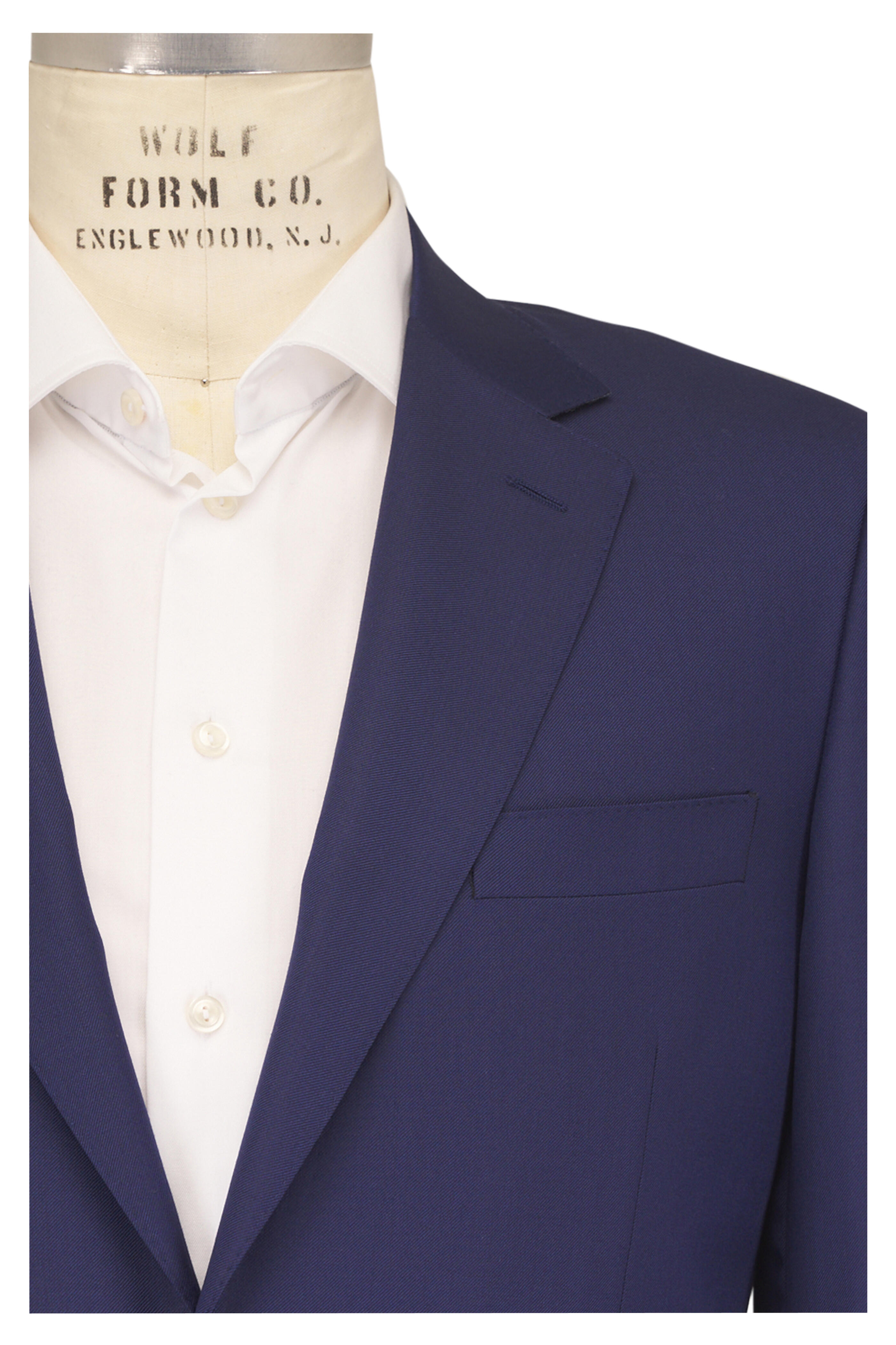 Canali - French Blue Wool Suit - view 1