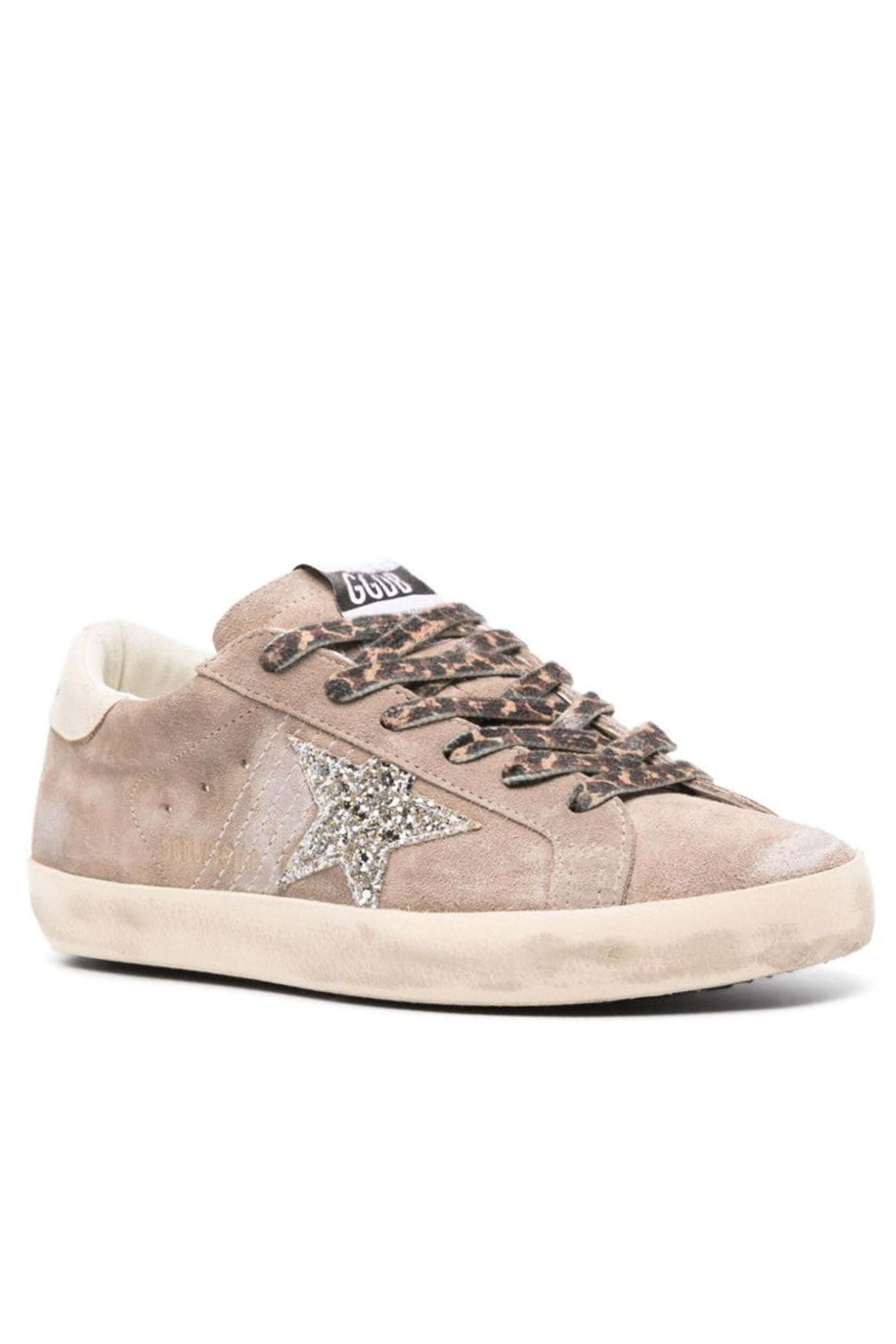 Golden Goose - Super-Star Suede Sneaker in Taupe