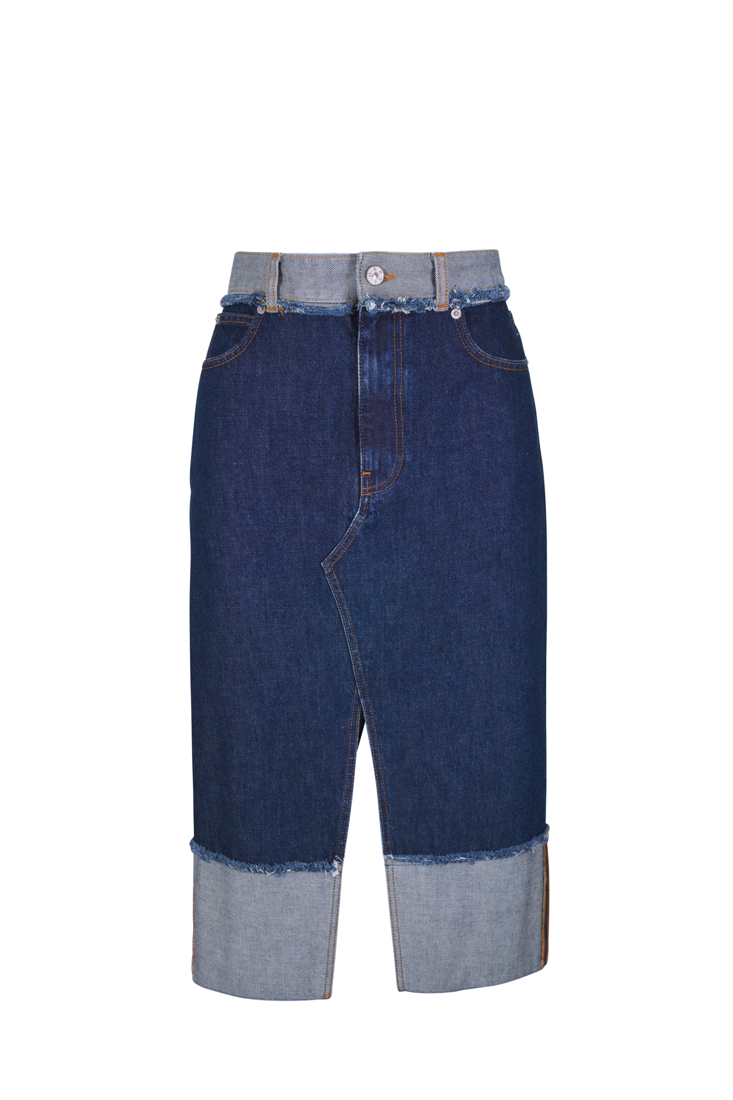 Marni - Inside Out Denim Midi Skirt