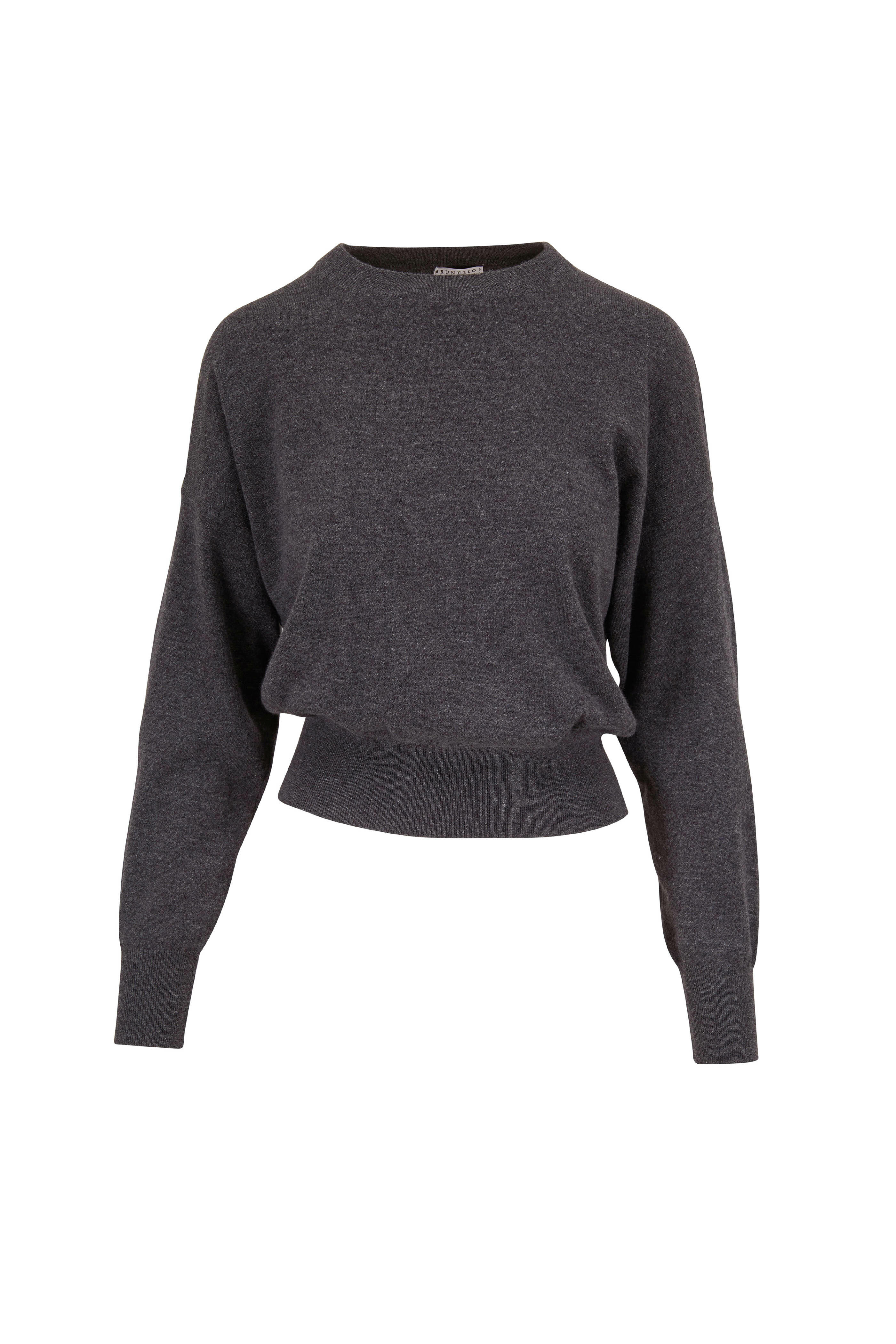 Mens Brunello Cucinelli grey Cashmere-Blend Opera Sweater
