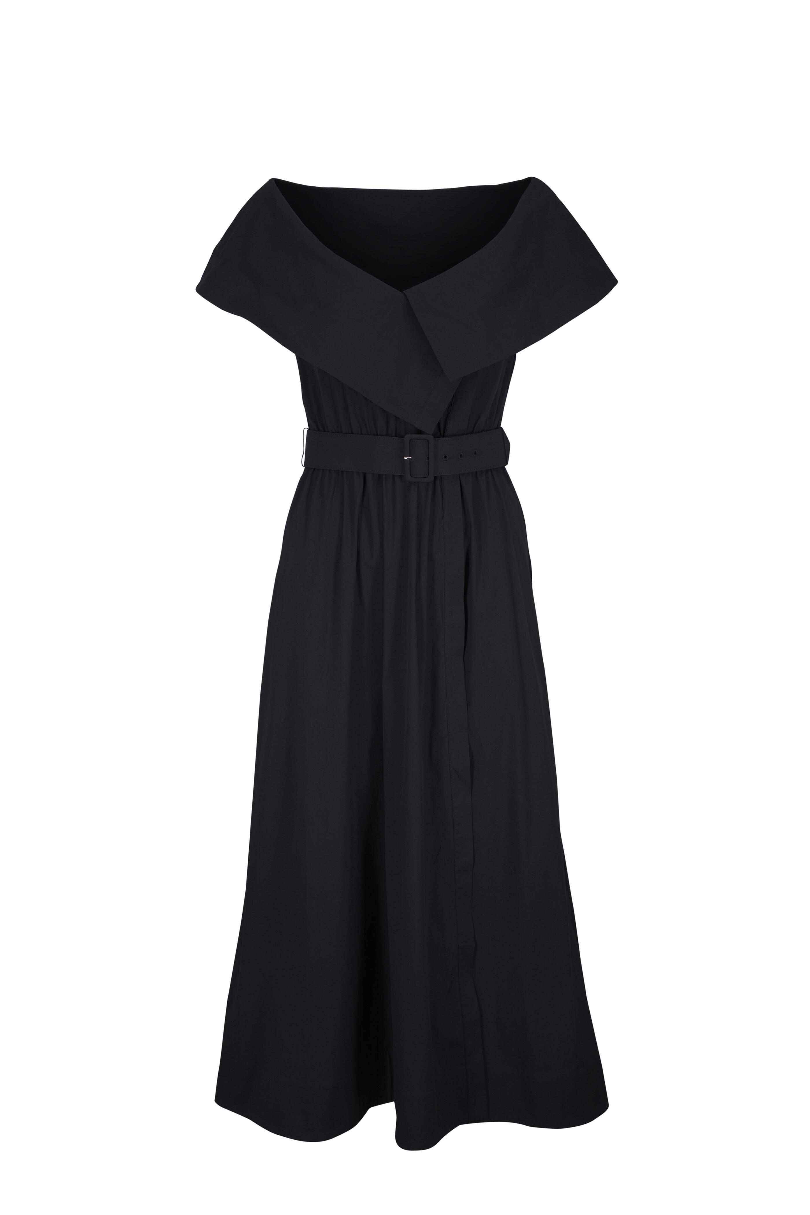 Lela Rose - Black Midi Dress