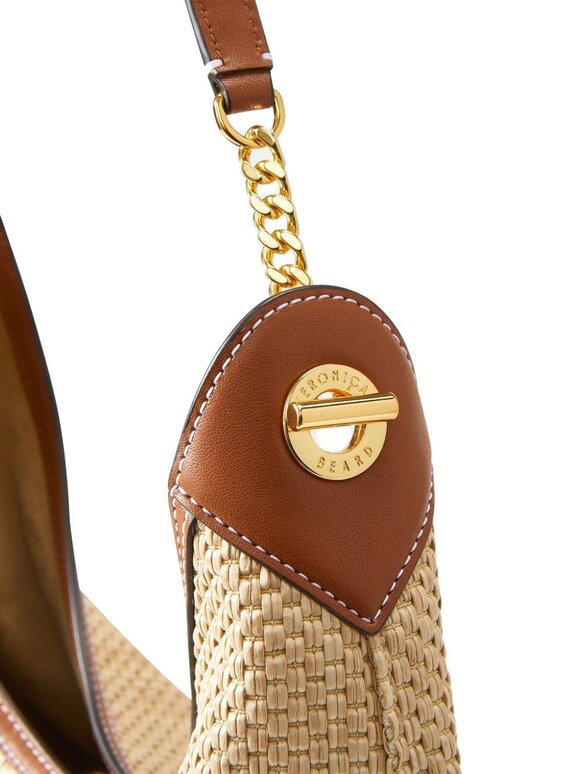 Veronica Beard Jour Natrual Raffia Shoulder Bag - view 7