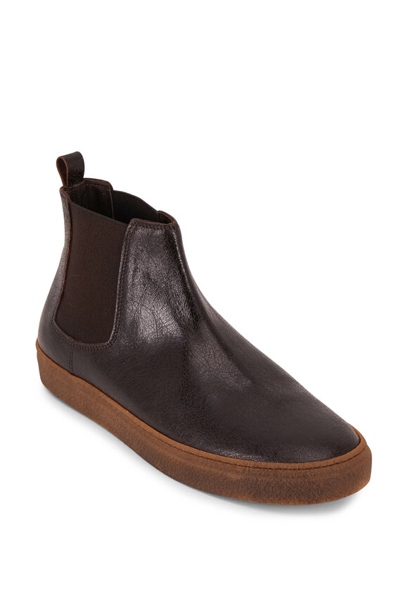 Lowhite - Antique Brown Leather Chelsea Boot