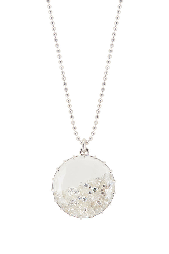 Renee Lewis Shake© 3.6CT White Diamond Pendant Necklace - view 2