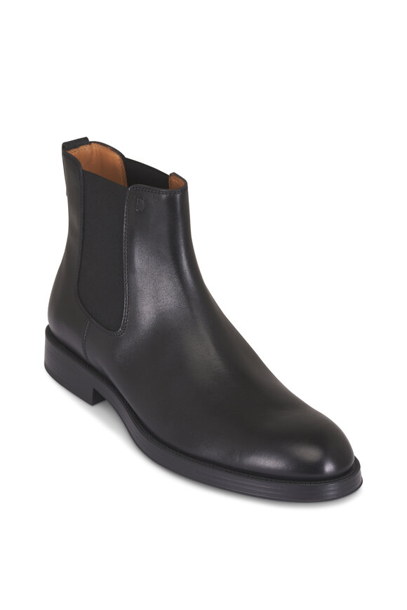 Tod's Black Leather Chelsea Boot - view 1
