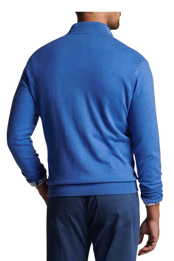 Peter Millar - Crest Maritime Blue Quarter Zip Pullover