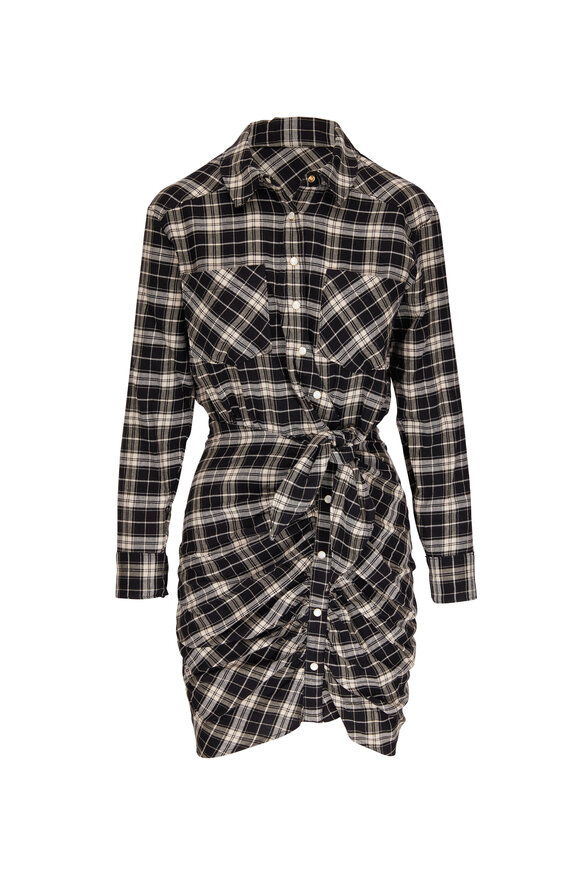 Veronica Beard - Sierra Black & White Plaid Dress 