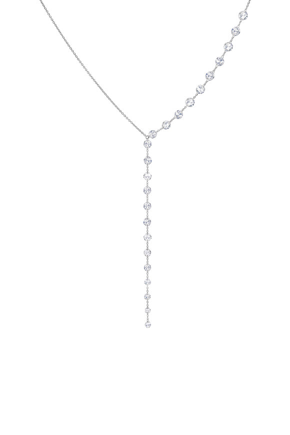 64 Facets Diamond Ethereal Lariat Necklace