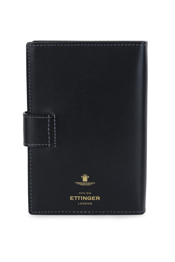 Ettinger Leather - Spectrum Black Leather Pill Case 