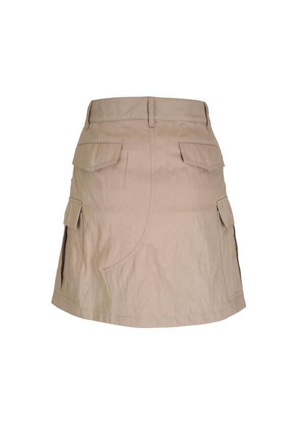 Michael Kors Collection - Sand Cargo Mini Skirt 