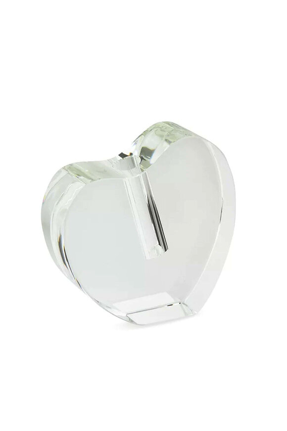 Tizo Large Crystal Glass Heart Shape Vase