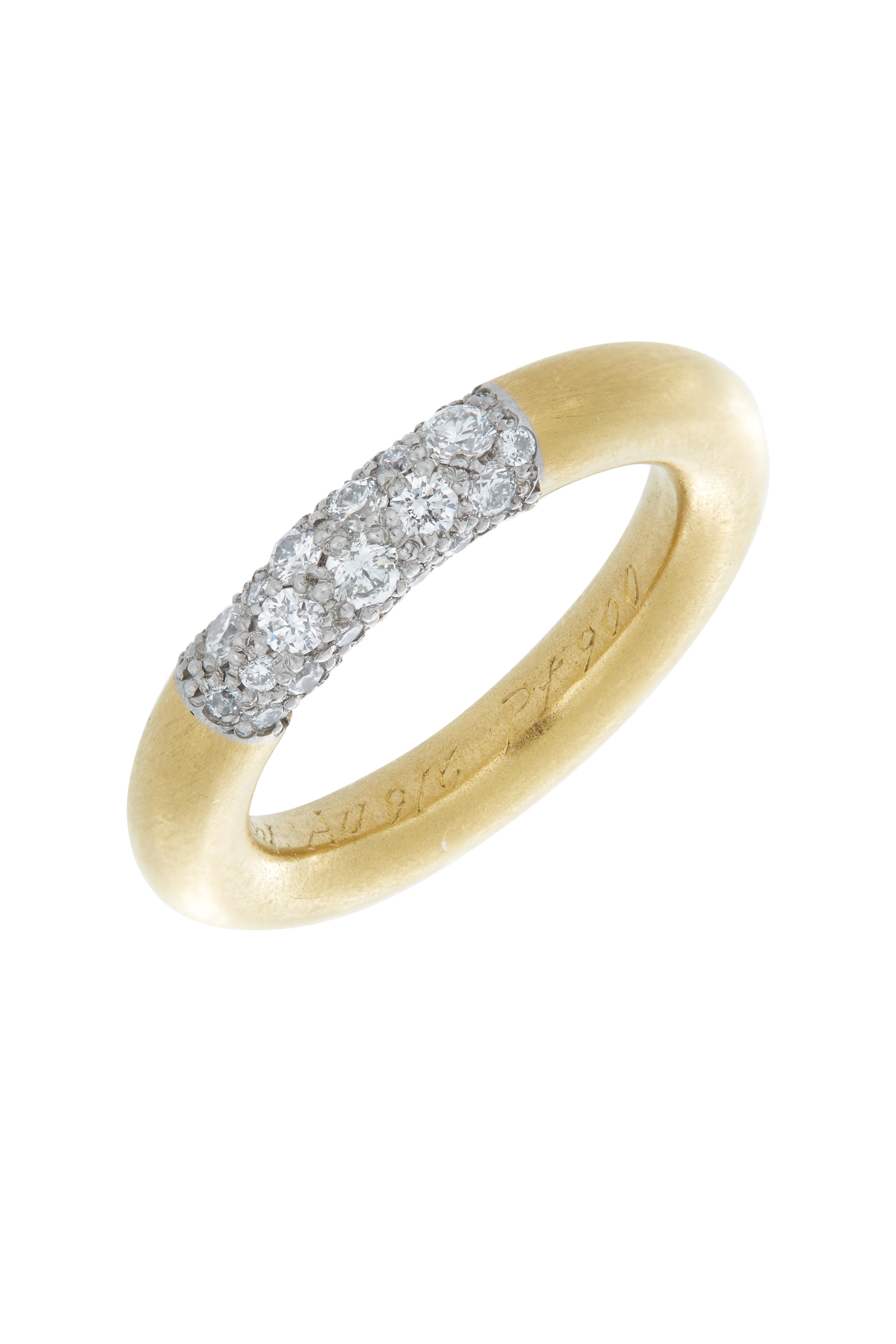 Kathleen Dughi - 22K Yellow Gold Diamond Band