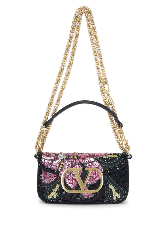 Valentino Garavani Small Loco Multicolor Embroidered Shoulder Bag - view 1