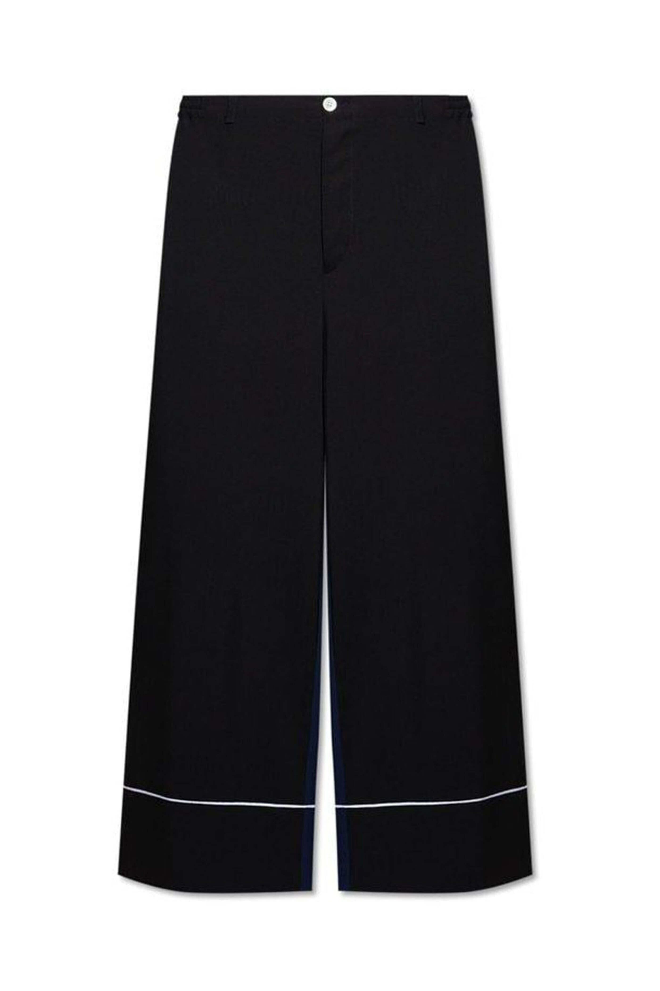 Marni - Black and Navy Two Tone Palazzo Pant