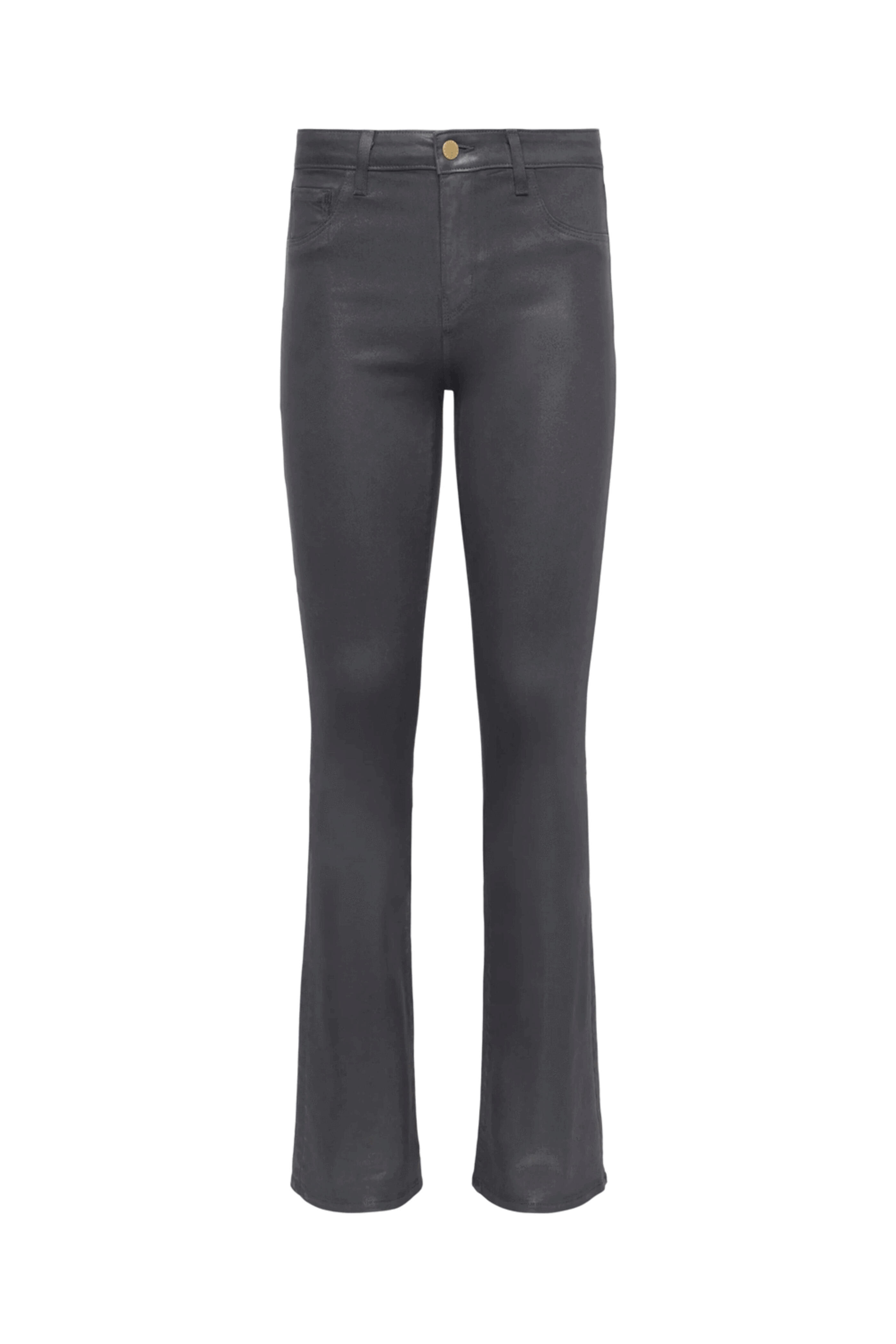 L'Agence - Dark Shadow Coated Selma Bootcut Jean