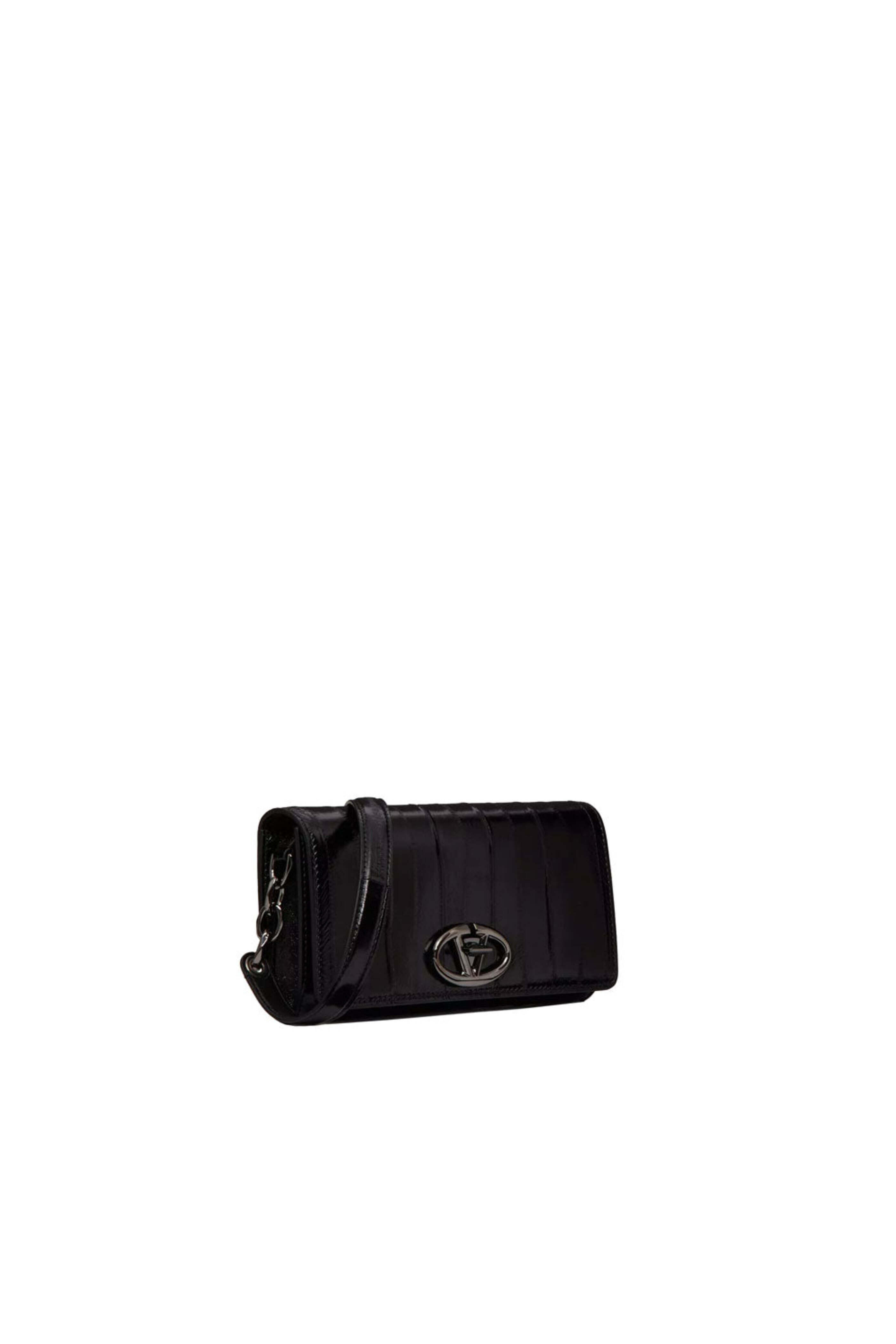 Valentino Garavani - Bold VLogo Textured Leather Wallet in Nero