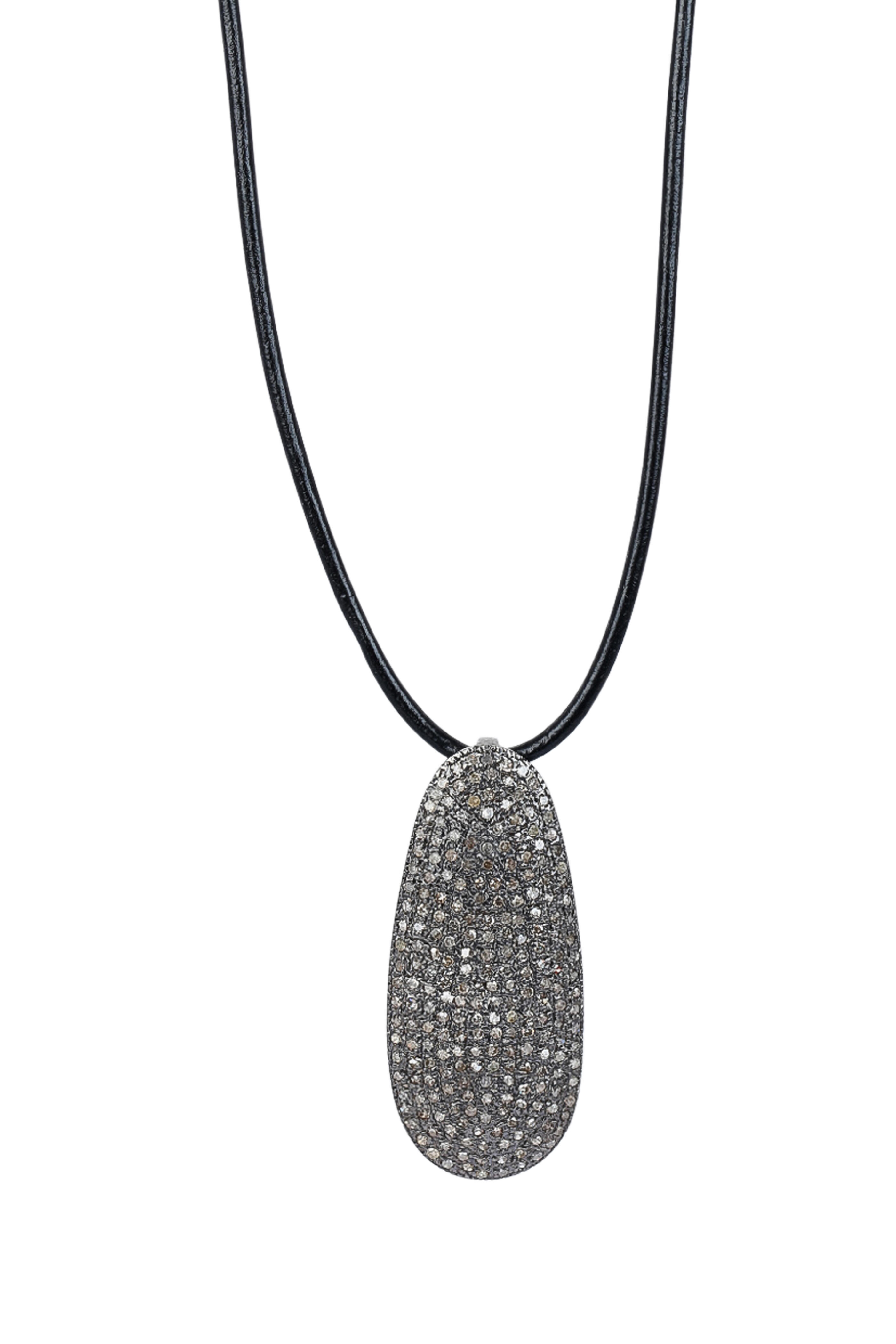 Loren Jewels - Sterling Silver Diamond Pendant Necklace