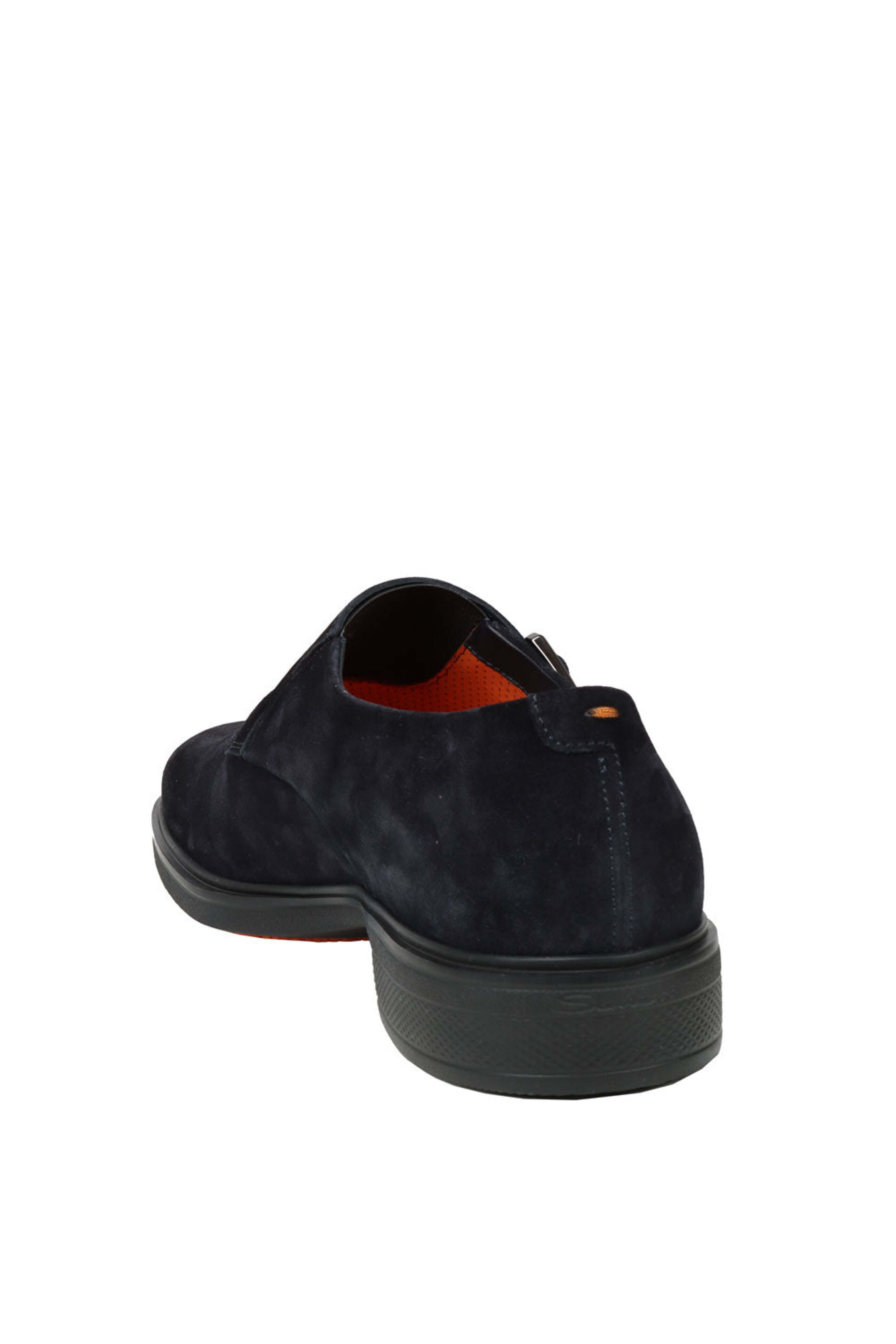 Santoni - Easy Blue Suede Monkstrap