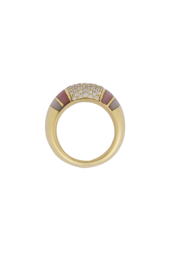Jenna Blake Once Upon A Time Rose Quartz & Diamond Ring - view 2
