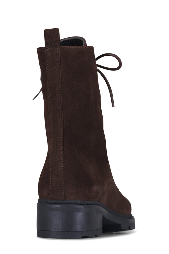 La Canadienne Secure Brunette Suede Lace Up Boot - view 4