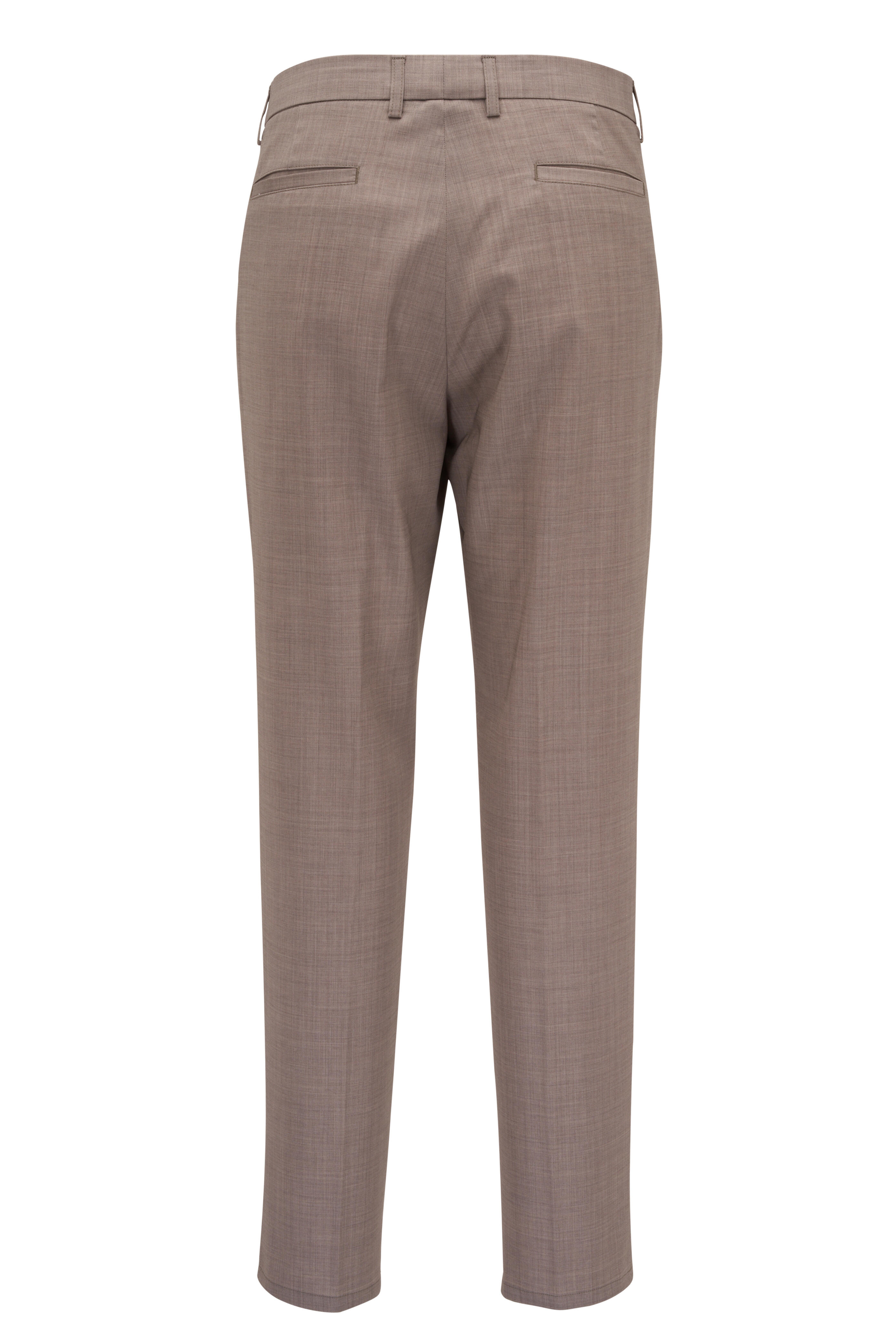 Marco Pescarolo - Dox Beige Wool Dress Pant | Mitchell Stores