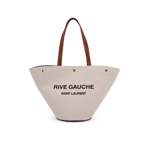 ★関税込★SAINT LAURENT★RIVE GAUCHE TOTE BAG★バッグ Saint Laurent Rive Gauche Tote Bag | Neutrals | FARFETCH